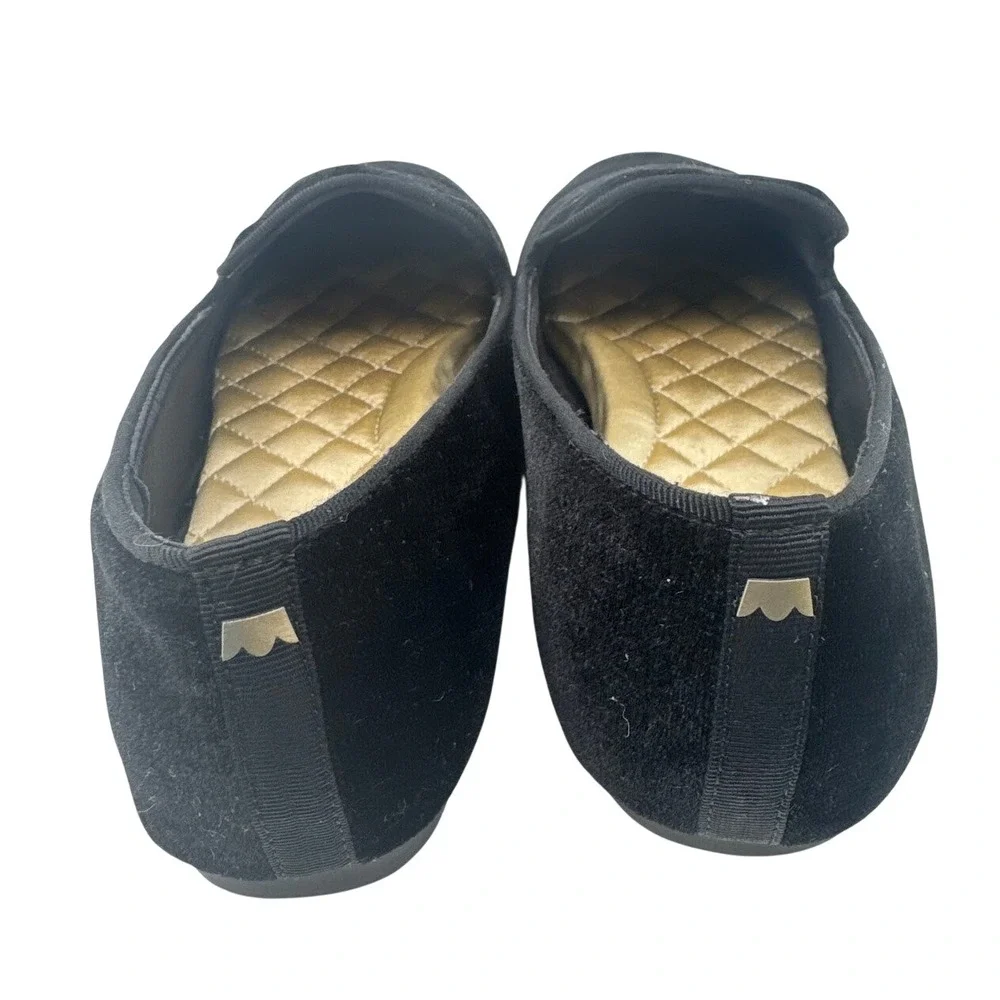 Birdies Flats The Starling Velvet Loafers Women's Size 6.5 Black
